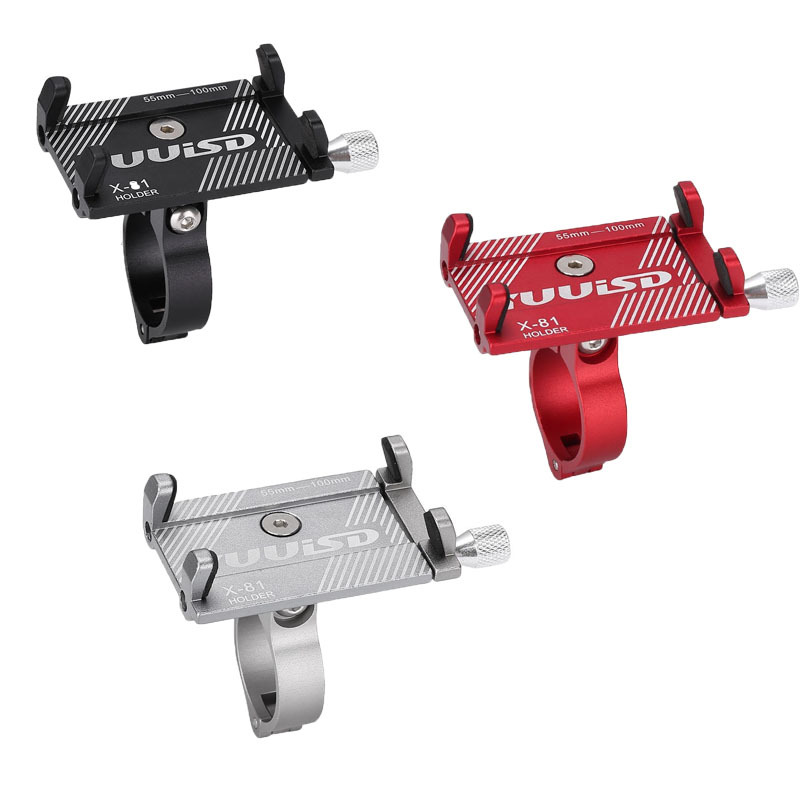 Bicycle mobile phone holder aluminum alloy mobile phone holder mountain bike motorcycle mobile phone holder mobile phone navigation Holder