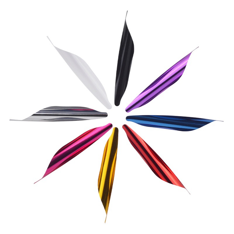 Picture of CUPID1.75 inch spiral feather DIY spiral feather recurve bow competitive bow and arrow feather spiral feather multi-color optional