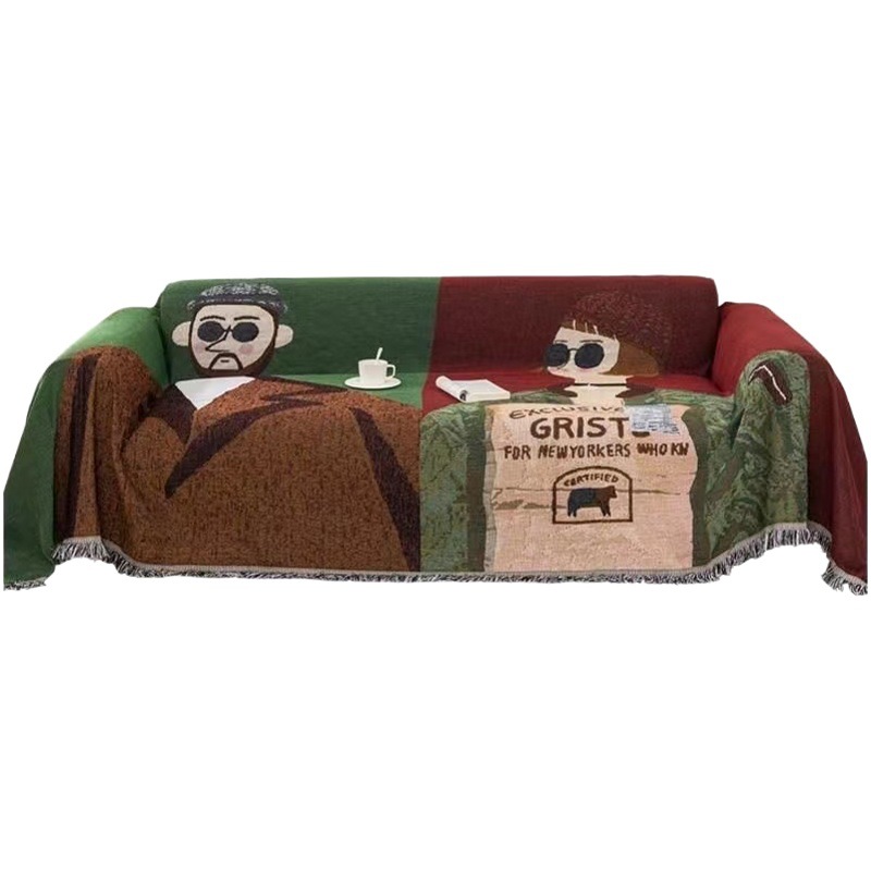 In Stock American sofa cover cloth all-inclusive cover towel four seasons universal thread blanket sofa cushion non-slip dustproof seat cushion cover towel