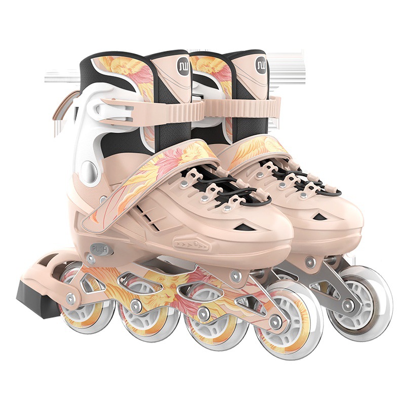 Sway skates roller skates children's male and female protective gear full suit beginner adjustable roller skates factory generation