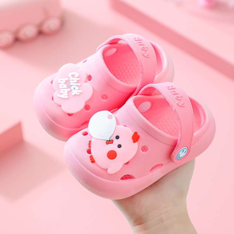 Picture of Children's Slippers Summer Boys' Indoor Non-Slip Household Cartoon Baby Girl Soft Bottom Toddler Sandals