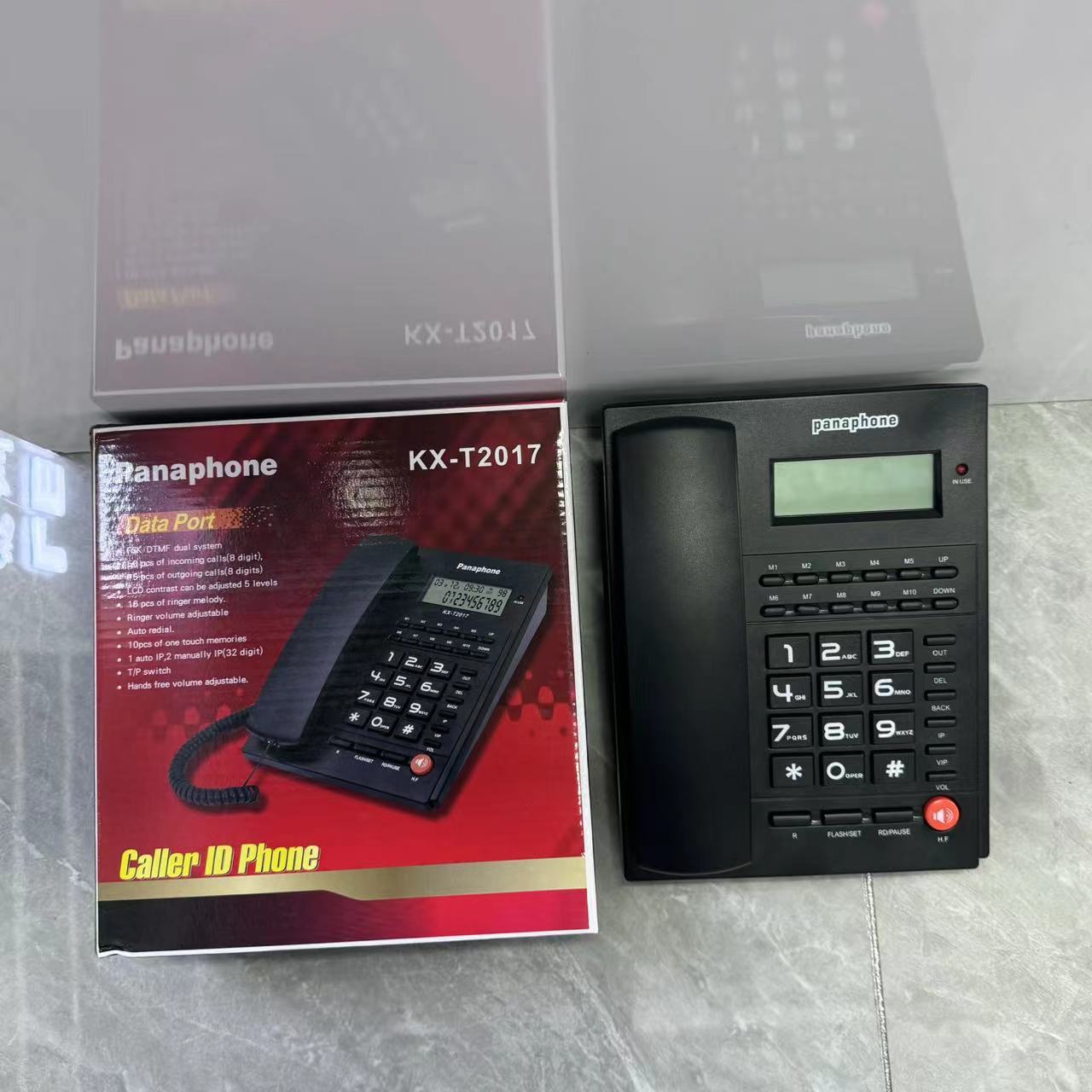 Picture of Wired telephone landline factory wholesale fixed wired telephone caller ID English office landline foreign trade