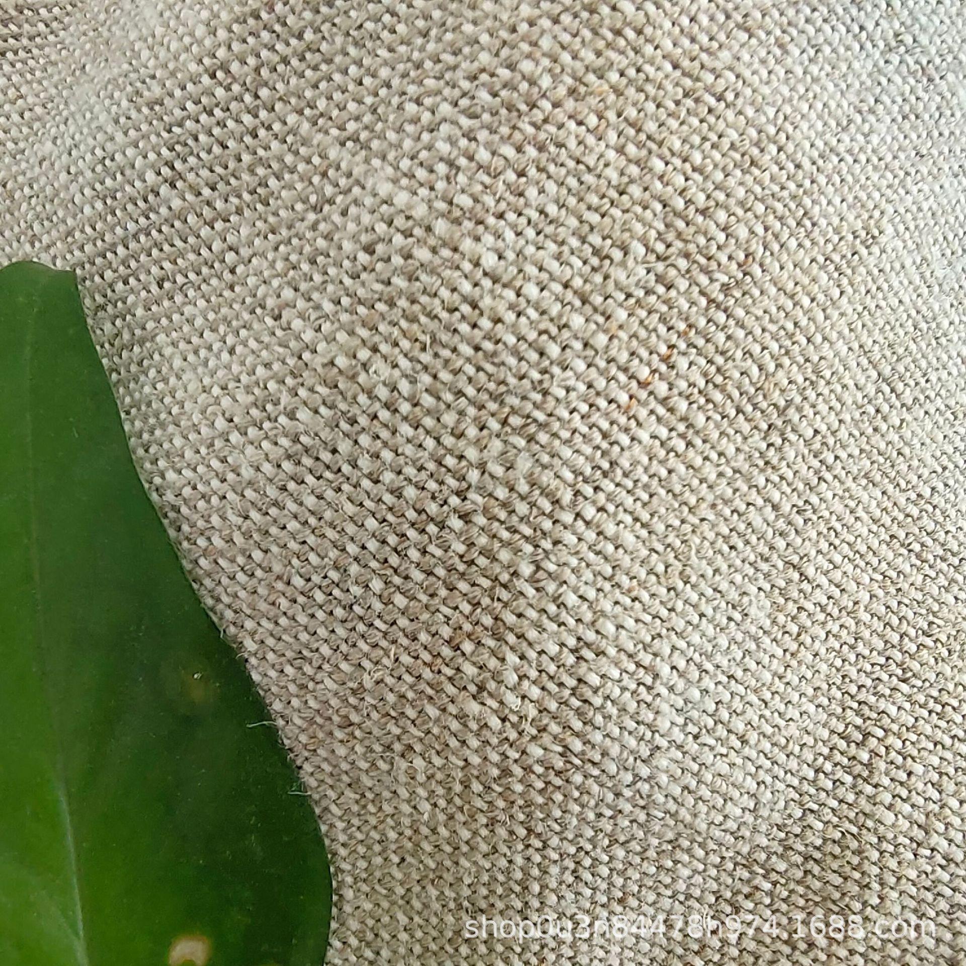 Linen Heavy Single Primary Color Sofa Fabric Pure Linen Enzyme Primary Color Fabric Heavy Linen Natural Color Curtain Fabric