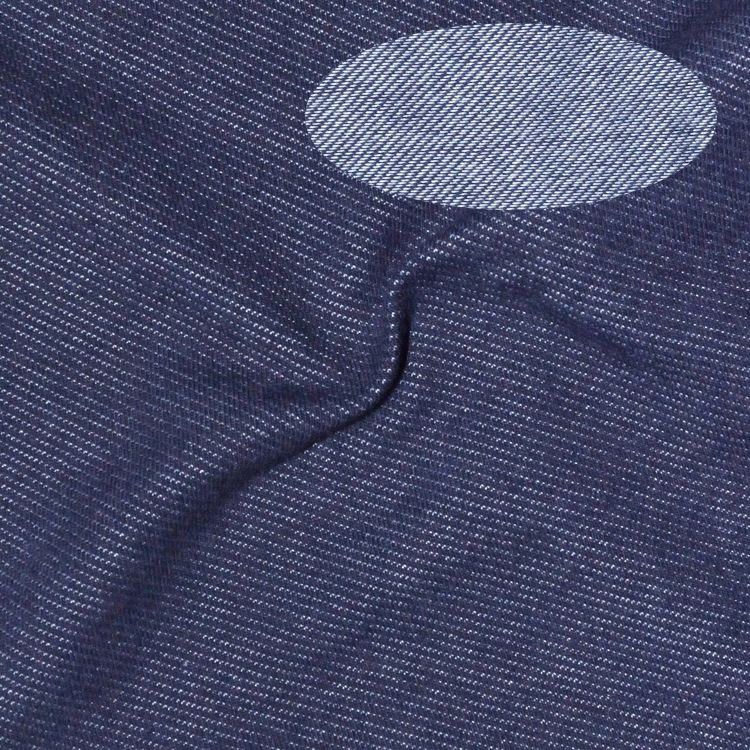 Hot sale 40 cotton polyester imitation denim knitted fabric spring and summer breathable comfortable children's pants clothing fabric