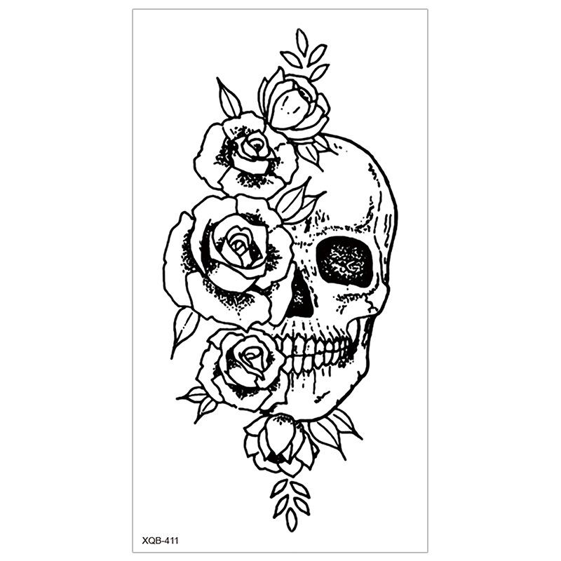 Picture of New Half Arm Tattoo Stickers Cross-border Amazon Hot Selling Set Dark European and American Realistic Waterproof Tattoo Stickers Wholesale