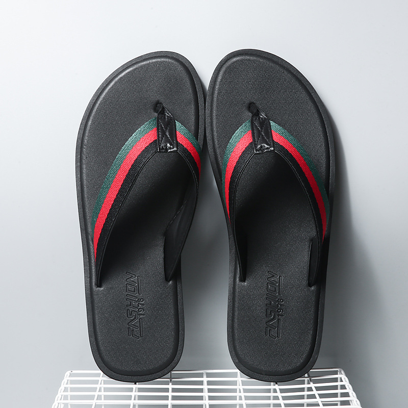 National Tide Chinese Trendy Summer Flip-Flops Men's Casual Outer Wear Non-Slip Wear-Resistant Anti-Odor Clip Sandals for Men