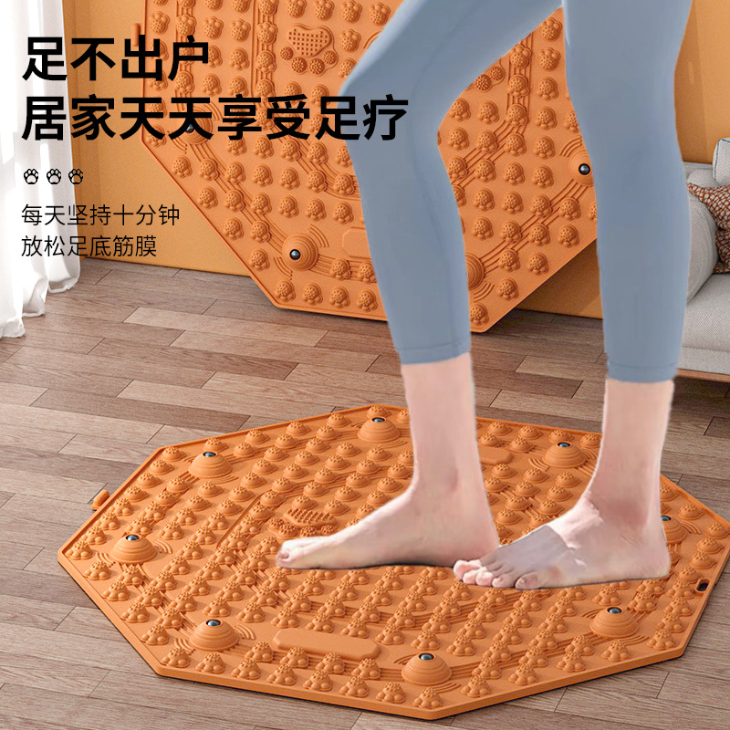 New Ten-generation Octagonal Cat's Paw Finger Press Plate Foot Massage Foot Pad Foot Step In-situ Super Jogging Toe Press Plate