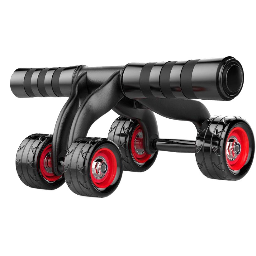 Four-wheel Abdominal Wheel Abdominal Muscle Beginner's Home Female Belly Male Exercise Sports Fitness Equipment Indoor Roller Hair