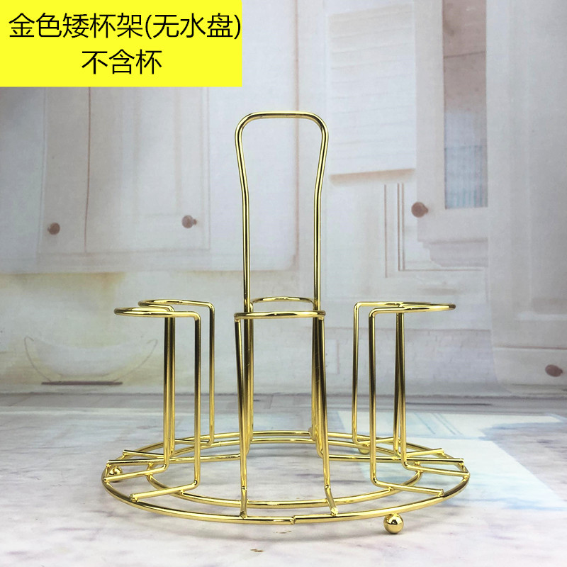 Picture of Simple kitchen cup storage rack golden cup upside down rack rack iron wine cup rack drain factory wholesale