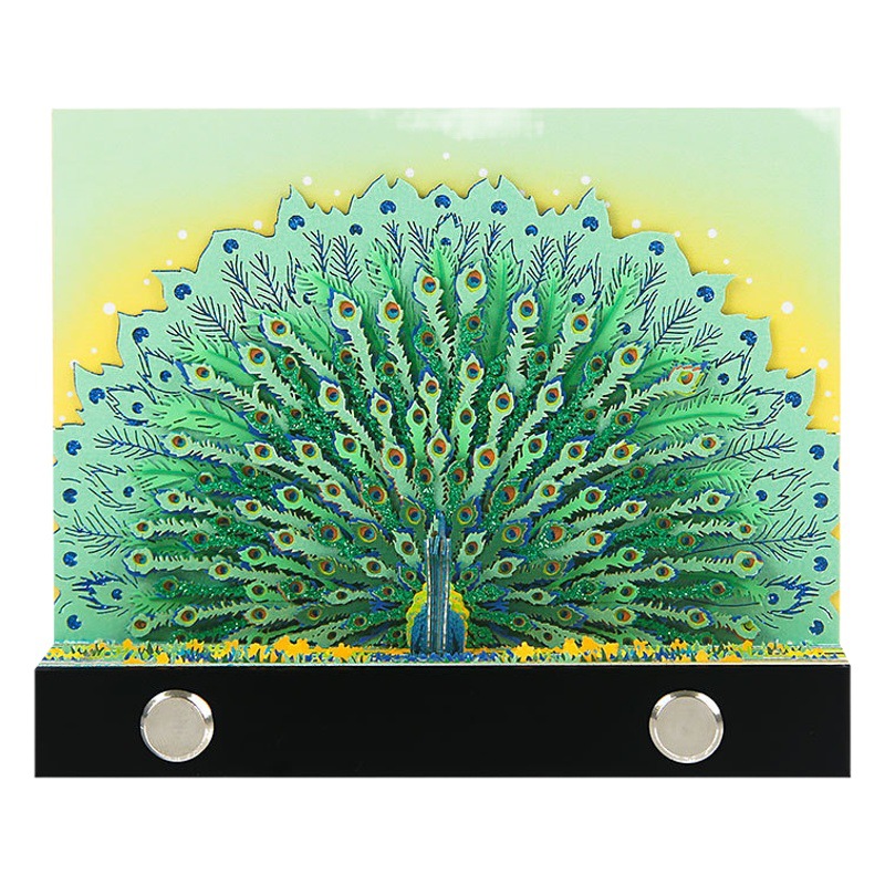 Xiangrui Peacock 2026 Calendar Three-Dimensional Note Book Creative Gift Ornament 3D Note Paper New and Strange Gift