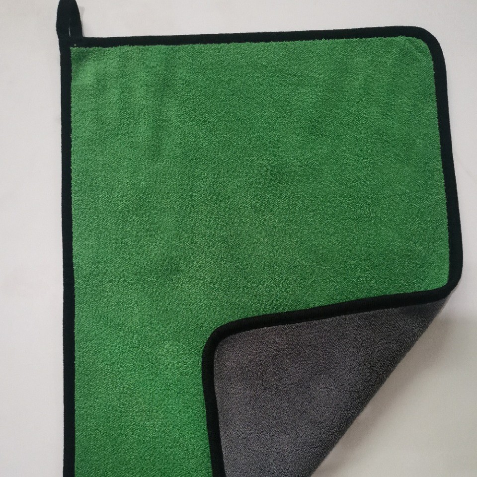 Picture of Car Cleaning Towel, High-Density Coral Fleece, Thickened Double-Sided Microfiber Square Towel for Car Cleaning