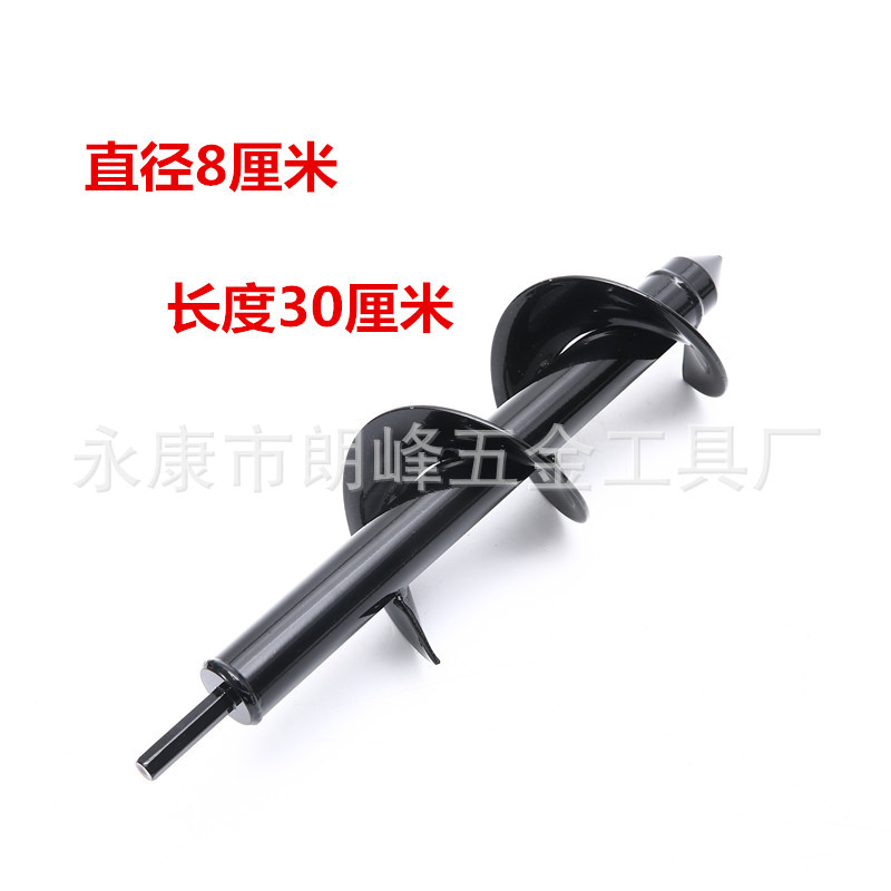 Picture of Wholesale ground drill supporting charging hand electric drill spiral rod twist garden vegetables flowers drill soil pit drill bit