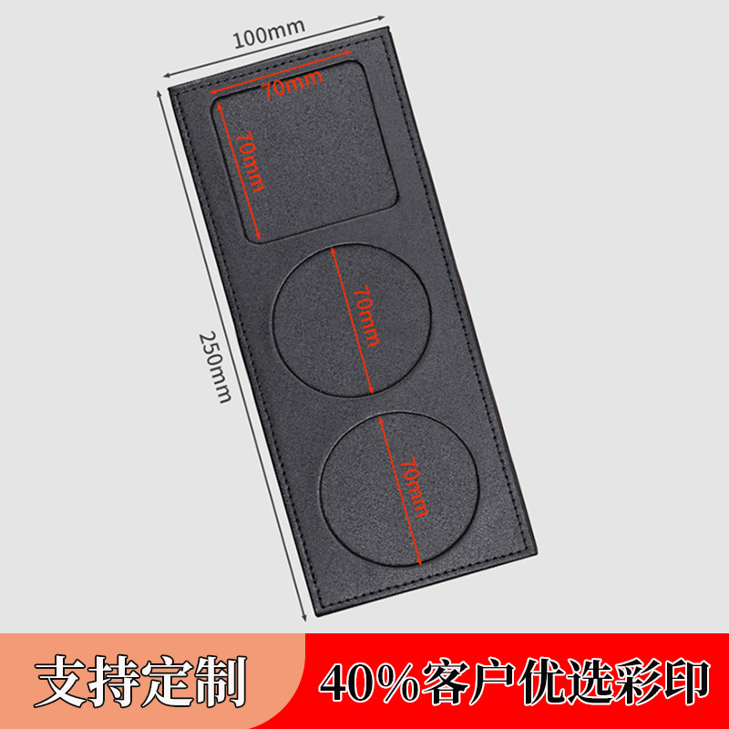 Picture of Leather A4 Conference Pad Board Black File Pad Board Hotel Conference Pad Notes Clip Writing Board Business Office