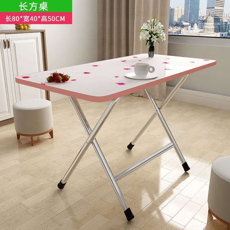 Picture of Wholesale Folding Table Dining Table Home Small Dining Table Portable Outdoor Folding Stalling Table Square Dormitory Simple