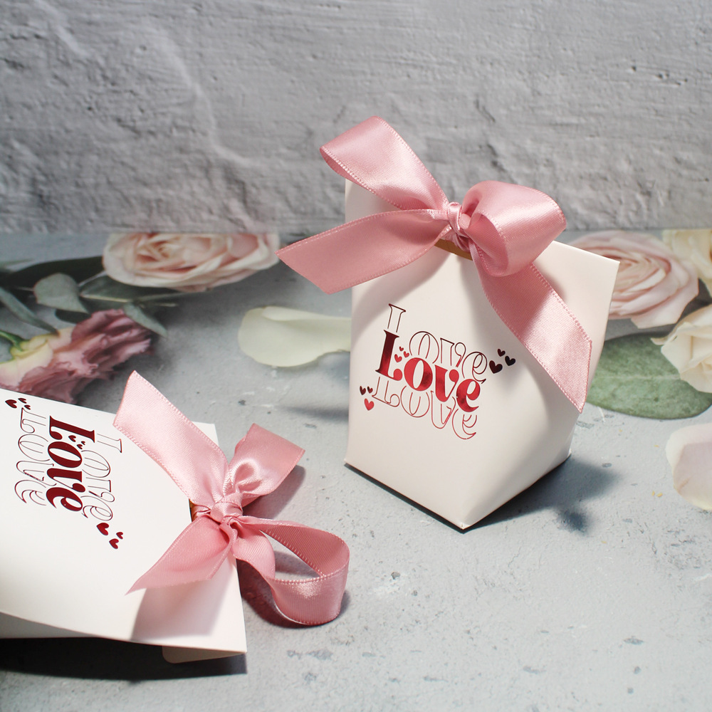 Temu Romantic Love Wedding Candy Box Valentine's Day Party Chocolate Wedding Candy Box Souvenir Packaging Box
