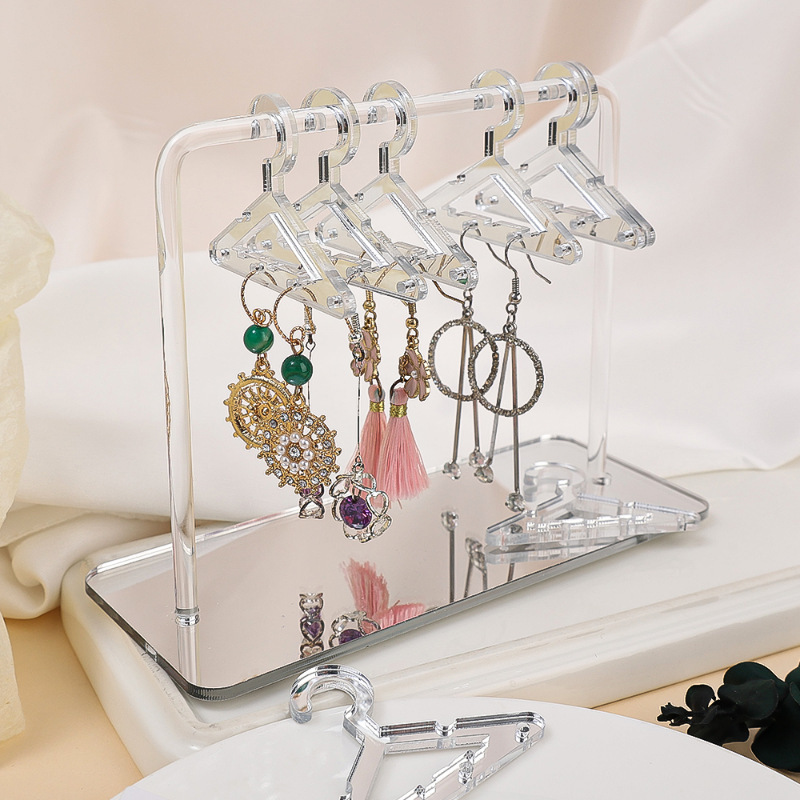 Picture of Cross-border Hanging Personalized Earring Holder Acrylic Costume Frame Earrings Storage Display Rack