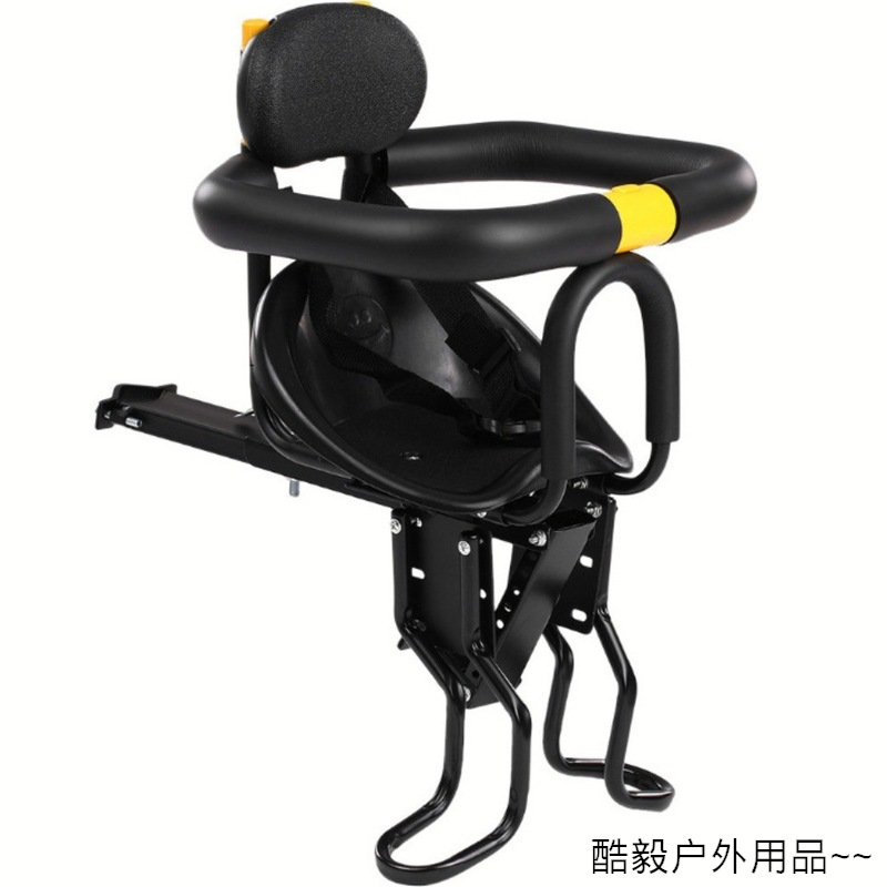 Picture of Bicycle Kids Seat, Safe and Safe Baby Seat, Environmentally Friendly Front Mountain Bike Seat, Riding Supplies