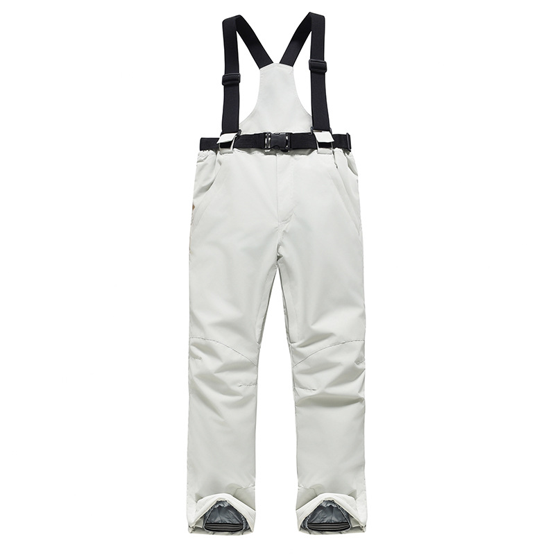 Picture of Women's Men's Winter Outdoor Couple's Ski Pants Warm Thickened Strap Cotton Pants