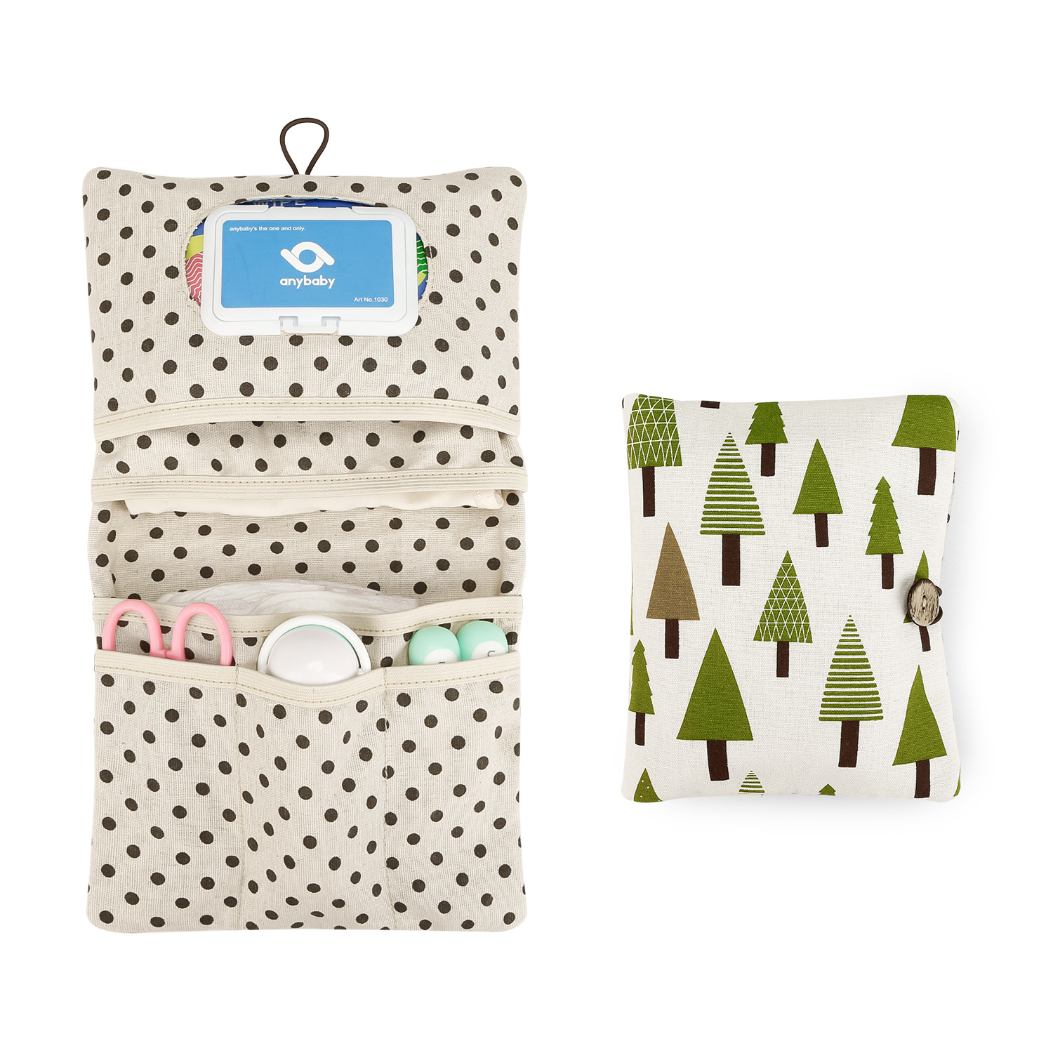 Picture of Baby Diaper Storage Bag, Wet Wipes Box, Portable Baby Toiletry Bag, Diaper Bag