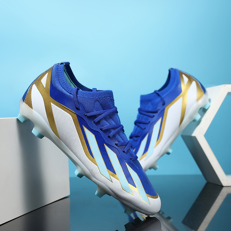Short Nail Training Football Shoes Low-top Leather Long Broken Nail Football sneaker Low-top Youth Sneakers plus size Cross-border