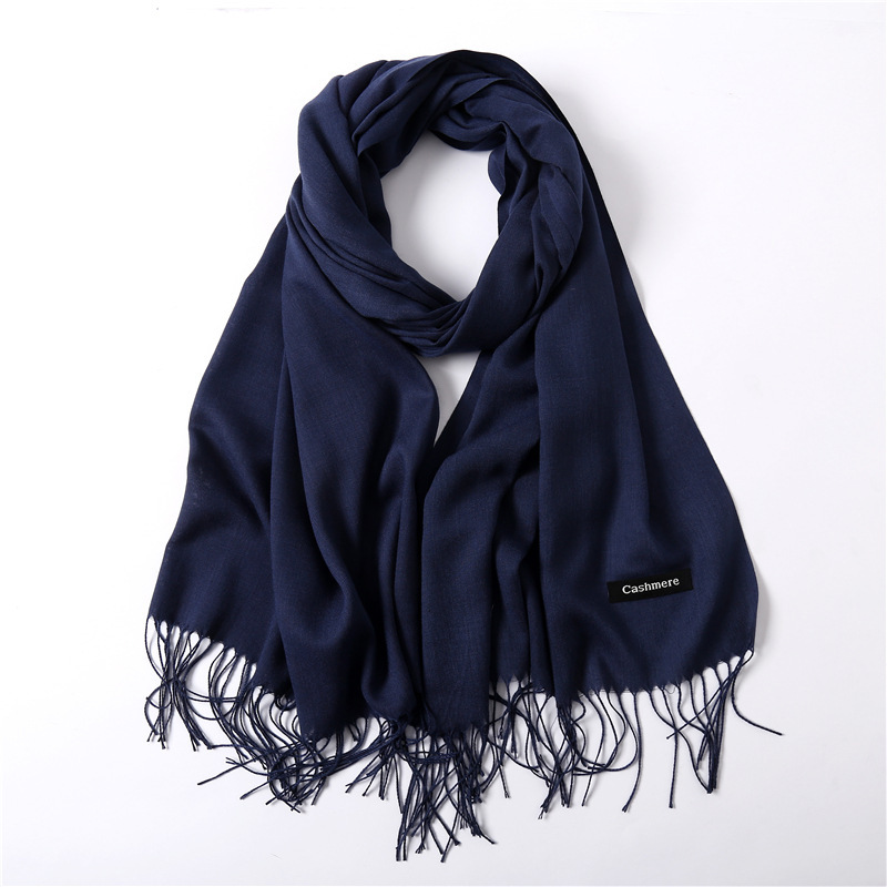 Picture of Imitation Cashmere Scarf for Women in Autumn and Winter, Warm Outer Wear, Japanese and Korean Sweet Gift, Fashionable Shawl, Factory Direct Sales, Cashmere Texture
