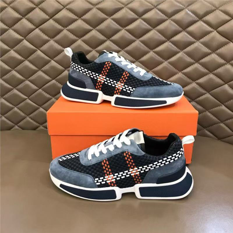 Picture of European men's shoes, soft soles, trendy fashion mesh summer casual shoes, light luxury breathable sports shoes for men, Guangzhou goods