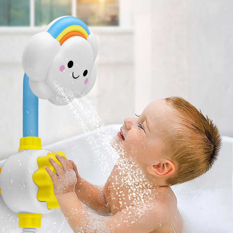 Picture of Cross-Border Popular Children's Baby Water Play Bathroom Shower Manual Cloud Bath Baby Toy