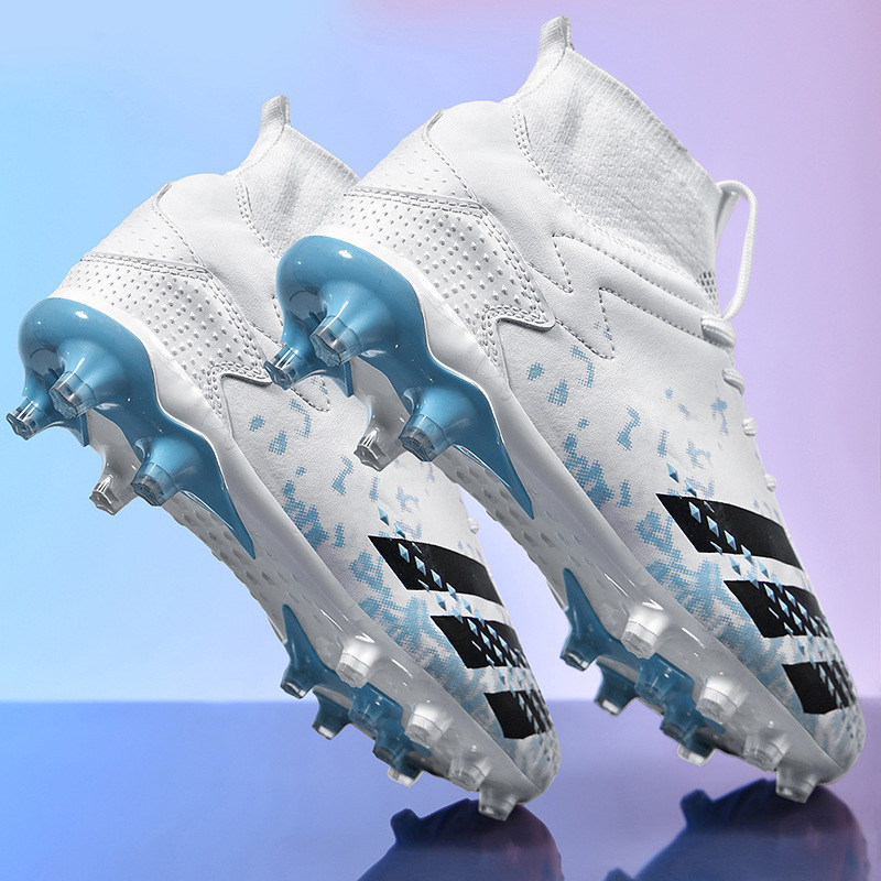 Football shoes broken nail AG long nail TF adult male and female students big children artificial grass ping training sneaker 2088 wholesale