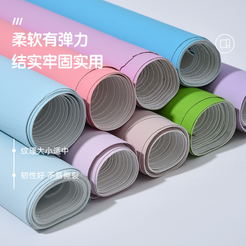 Picture of Wholesale Elastic Skin-Feel Matte Pu Garment Leather Plain Eco-Friendly Soft Edge Leather Material Fabric in Stock