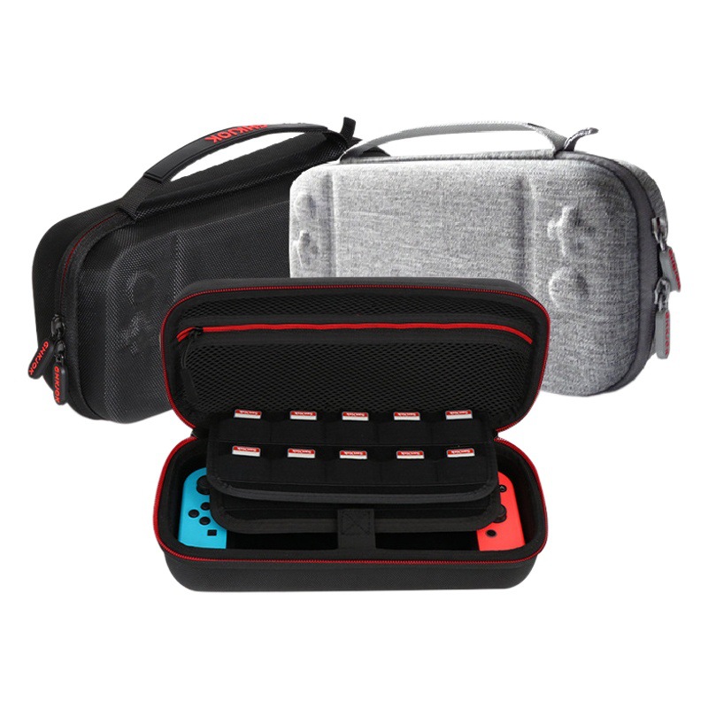 Suitable for Nintendo switcholed storage bag game console host bracket EVA protective case game card storage