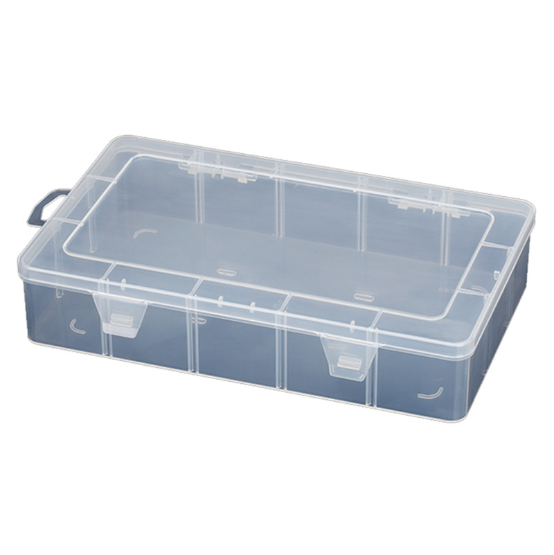 Picture of 212-1 single box parts box original plastic large box translucent storage box packaging box large with lid