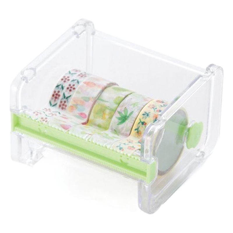 Japanese-style office stationery multi-purpose tape holder tape cutter tape machine desktop tape storage box finishing box
