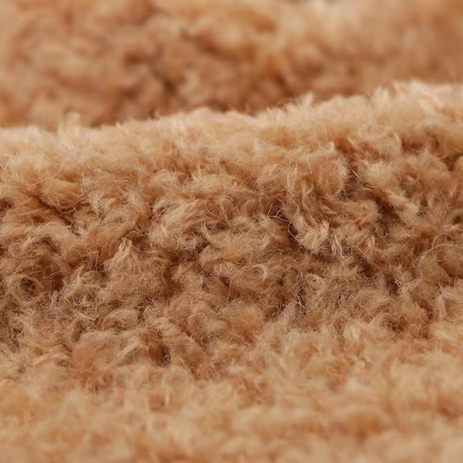 Picture of 2.3 wool teddy velvet roll wool 42 acrylic 42% wool 16% nylon blend special fancy yarn