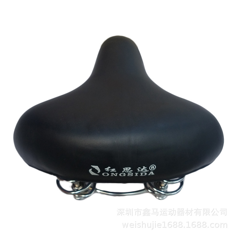 Hongsida bicycle seat saddle front cushion seat soft cushion double shock spring bicycle seat cushion
