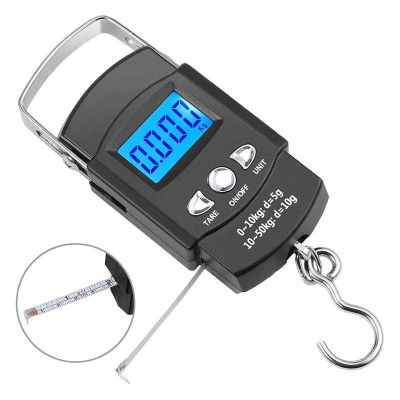 Manufacturers with tape measure portable electronic scale portable express fishing electronic scale cross-border good spk En