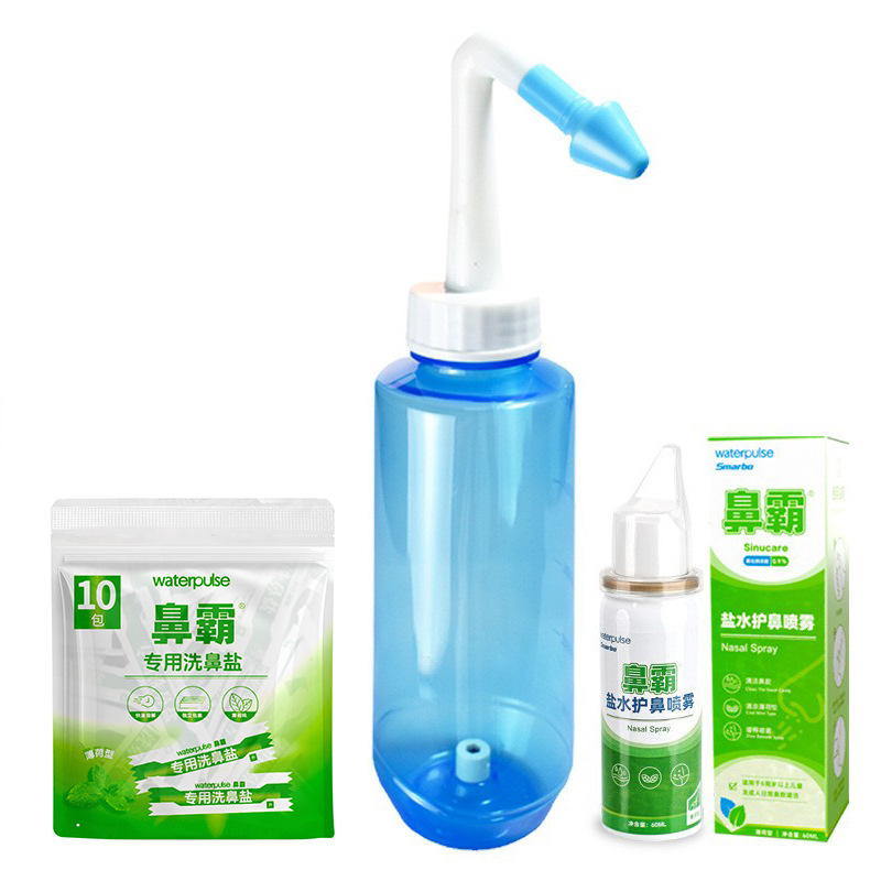 Picture of Waterpulse Kidsren's Adult Nasal Irrigator Nasal Wash Pot Nasal Wash Bottle Nasal Wash Salt Saline Spray Can Be Oem