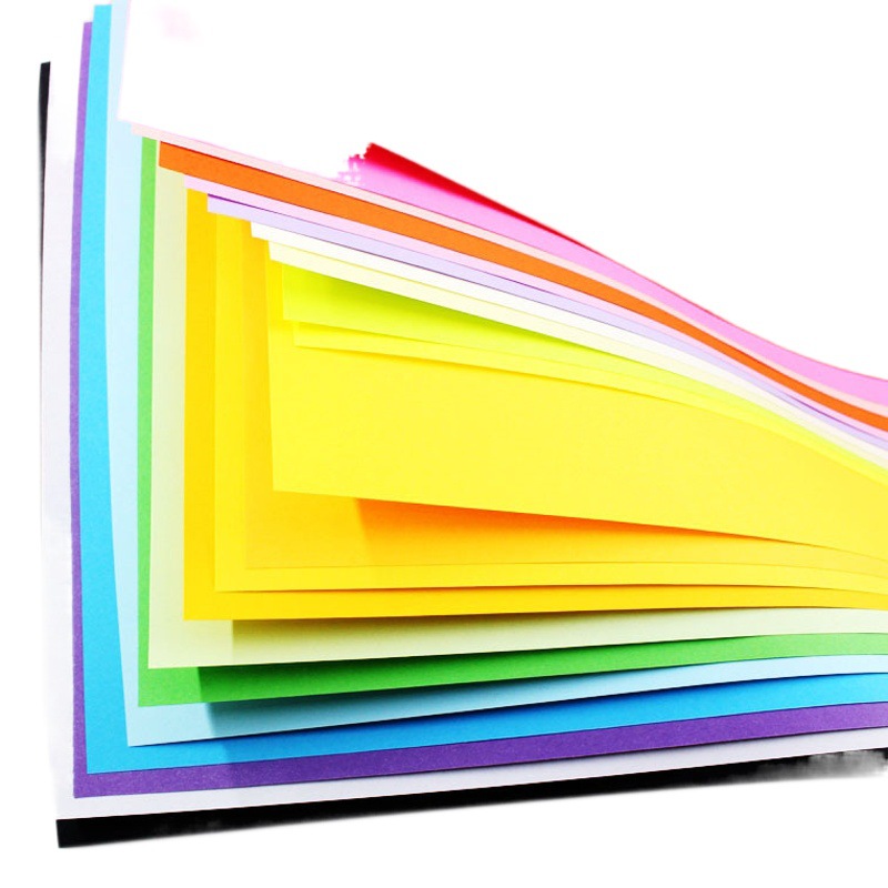 Huiyang A4 Colorful Copy Paper 70g Handmade Origami Paper-Cut Kindergarten Colorfulful 20 Colorfuls Handmade Paper 100 Sheets