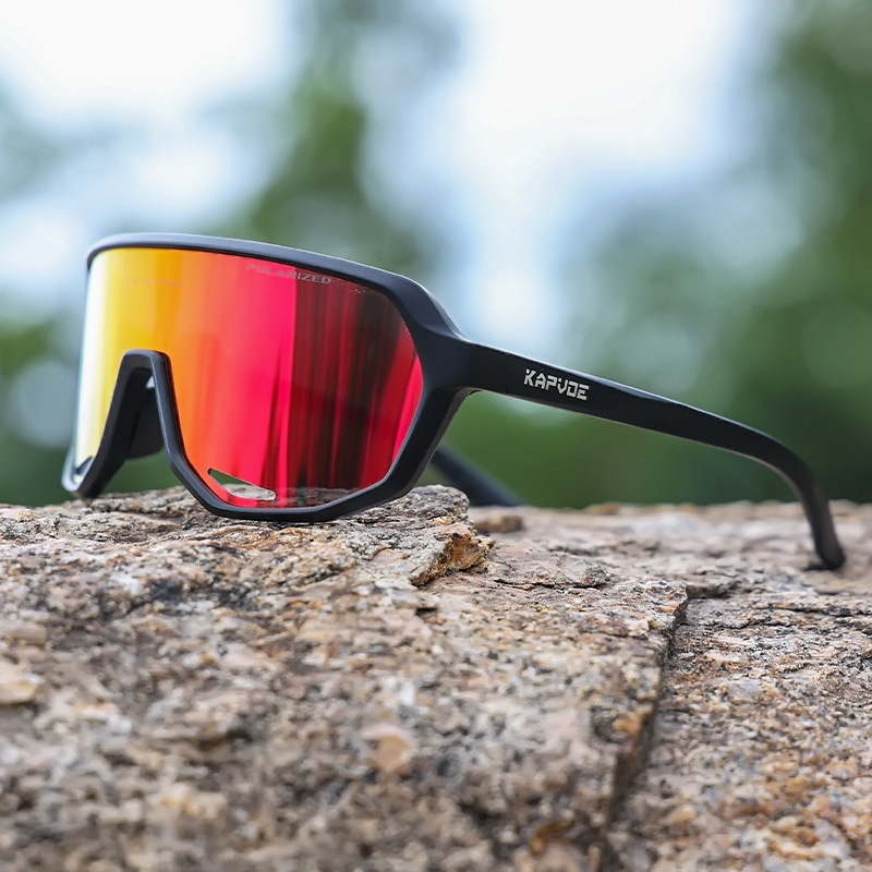 Picture of kapvoe Cycling Glasses Road Car Polarized Colorful Cycling Glasses Outdoor Professional Sports Glasses Windproof Glasses