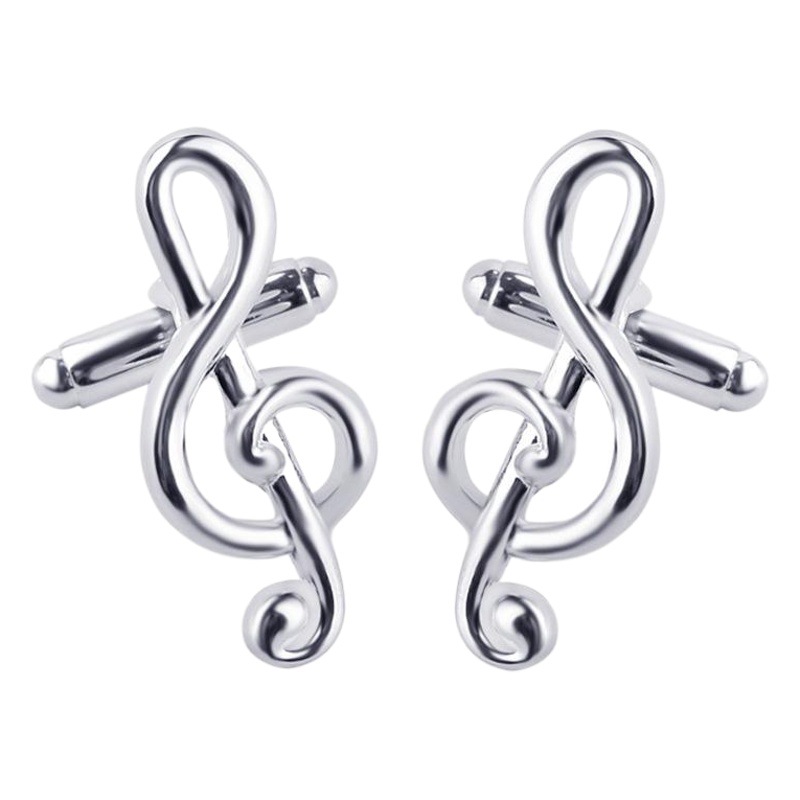 Cross-border Wish Amazon Hot Notes Men's Fashion Joker French Shirt Cufflinks Accessories Factory Outlet