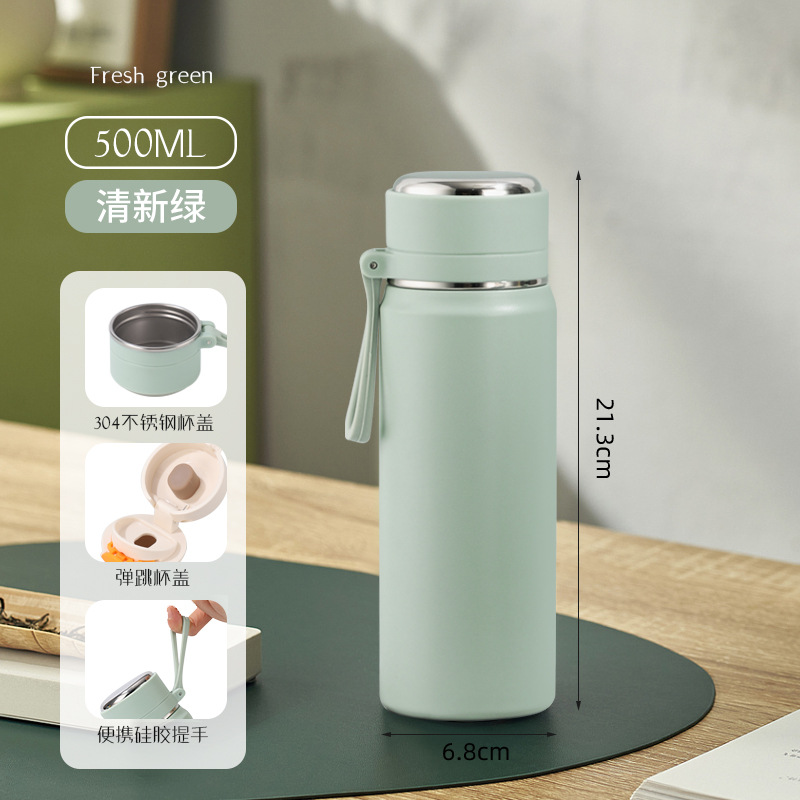 Picture of Wholesale Insulated Cups, Simple and Stylish 316 Stainless Steel Water Cups, Vacuum Bullet-Shaped Portable Large-Capacity Tea Cups