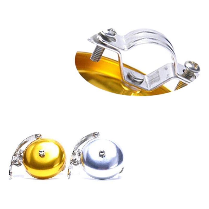 Bicycle Bell Mountain Bike Aluminum Alloy Bell Large Bell Retro Imitation Copper Bicycle Riding Equipment Accessories