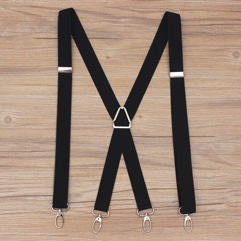 Adult iron sheet cross strap hook suspender pants suspender suspender