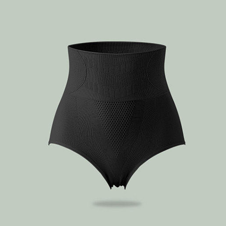 Picture of Cross-border 3D honeycomb high waist postpartum abdomen hip panties ladies triangle graphene cotton crotch M-XXL large size