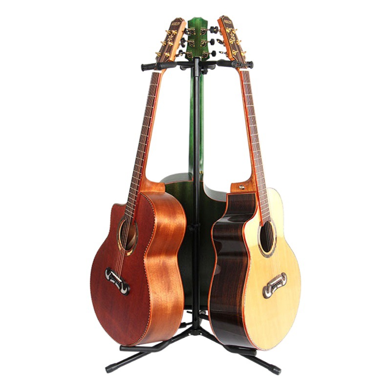 Vertical guitar stand can hold 3 guitars folk music classical guitar stand three guitar stand