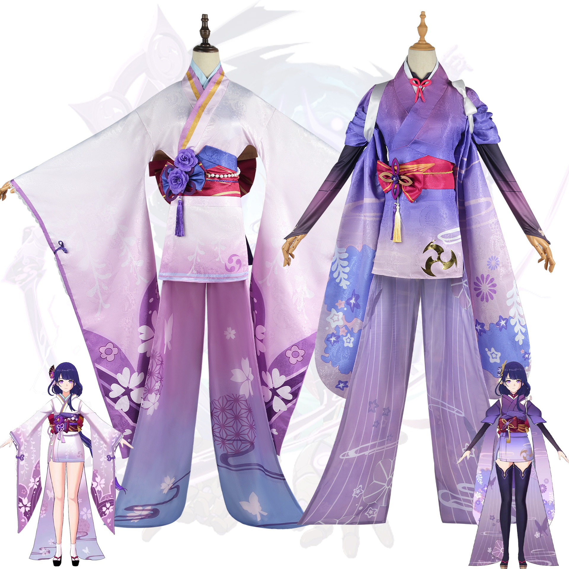 Picture of North Water Trade Original God cos Suit Thor Barr True Thunder General Shadow Warrior cosplay Game Animation Kimono