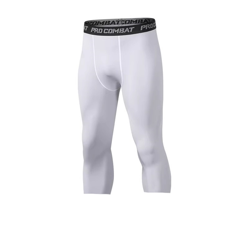 Picture of Amazon Sports Tight Pants American Men's Fitness Running Pants PRO Quick-drying Basketball Cropped Leggings Cross-border