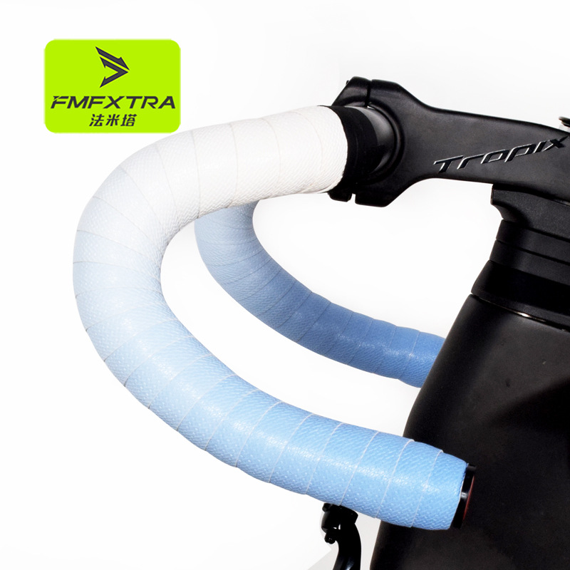 FMFXTRA Road Handlehold Bicycle Curved Handlehold Strap Non-slip Breathable EVA Gradual Racing Handlehold Sleeve Strap