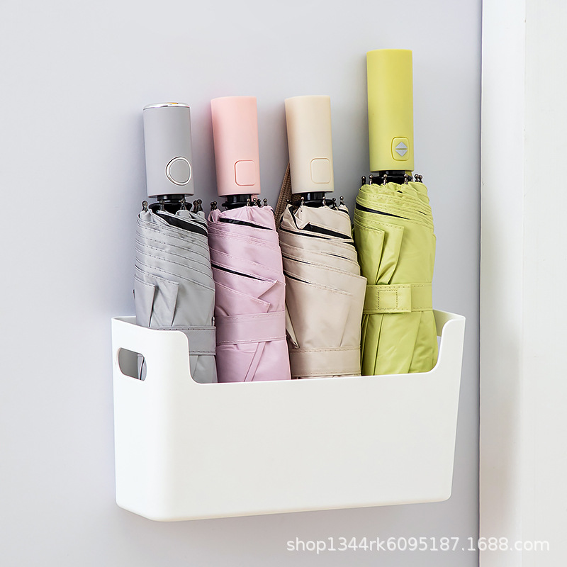Umbrella storage rack home door wall-mounted wall-mounted umbrella storage rack bucket artifact storage rack