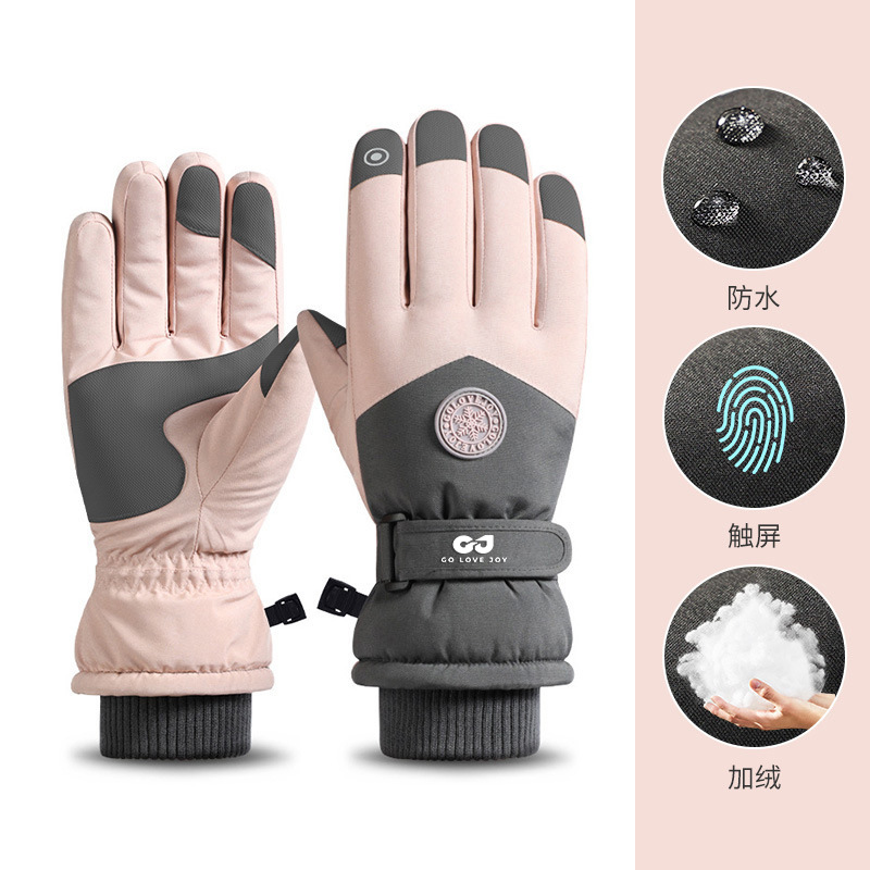 Picture of 2025 Winter Skiing Cycling Women's Anti-Slip Waterproof Warmth Touch Screen Motorcycle Men's Cross-Border Wholesale