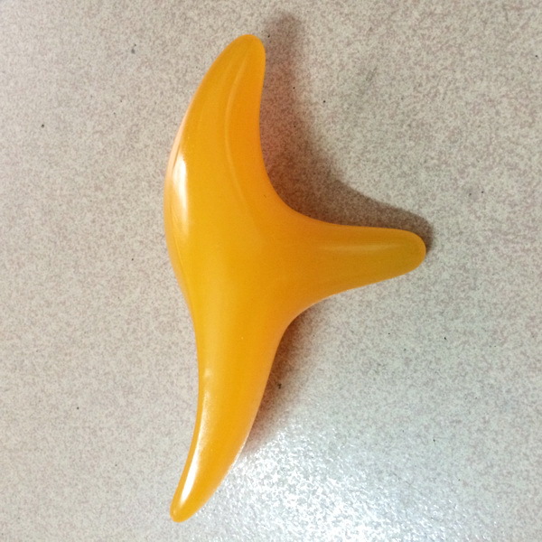 Picture of Wax triangle Sparrow massager 3 forks original point massage Sparrow massage bird point pressure acupoint meridian stick trumpet trigeminal